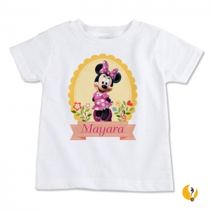 REF: 0013/INF- CAMISETA PERSONALIZADA MINNIE