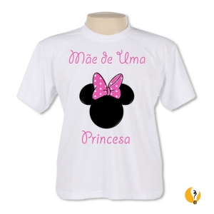 CÃD: 0019 CAMISETA PERSONALIZADA MÃE PRINCESA