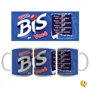 CÃD: 0034 CANECA PERSONALIZADA | QUERO BIS DE VOCÃ
