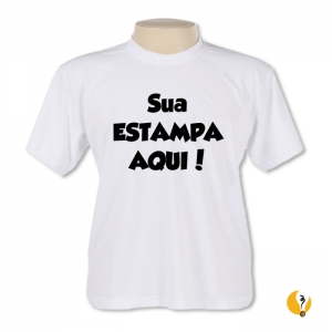 CAMISETA PERSONALIZADA SUA ESTAMPA AQUI
