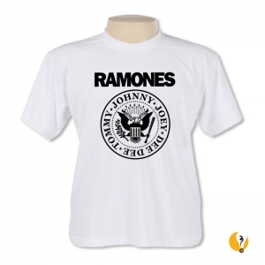 CÃD: 0010 CAMISETA PERSONALIZADA RAMONES