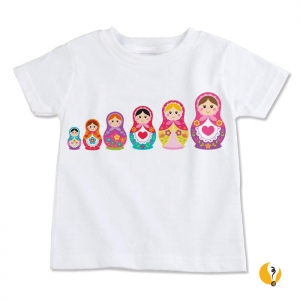 REF: 0010/INF- CAMISETA PERSONALIZADA MATRIOSKA