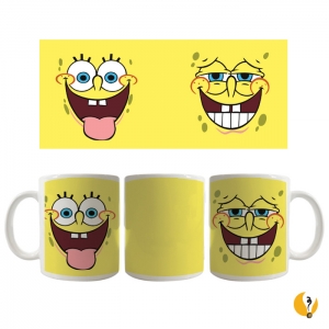 CÃD: 0007 CANECA PERSONALIZADA BOB ESPONJA